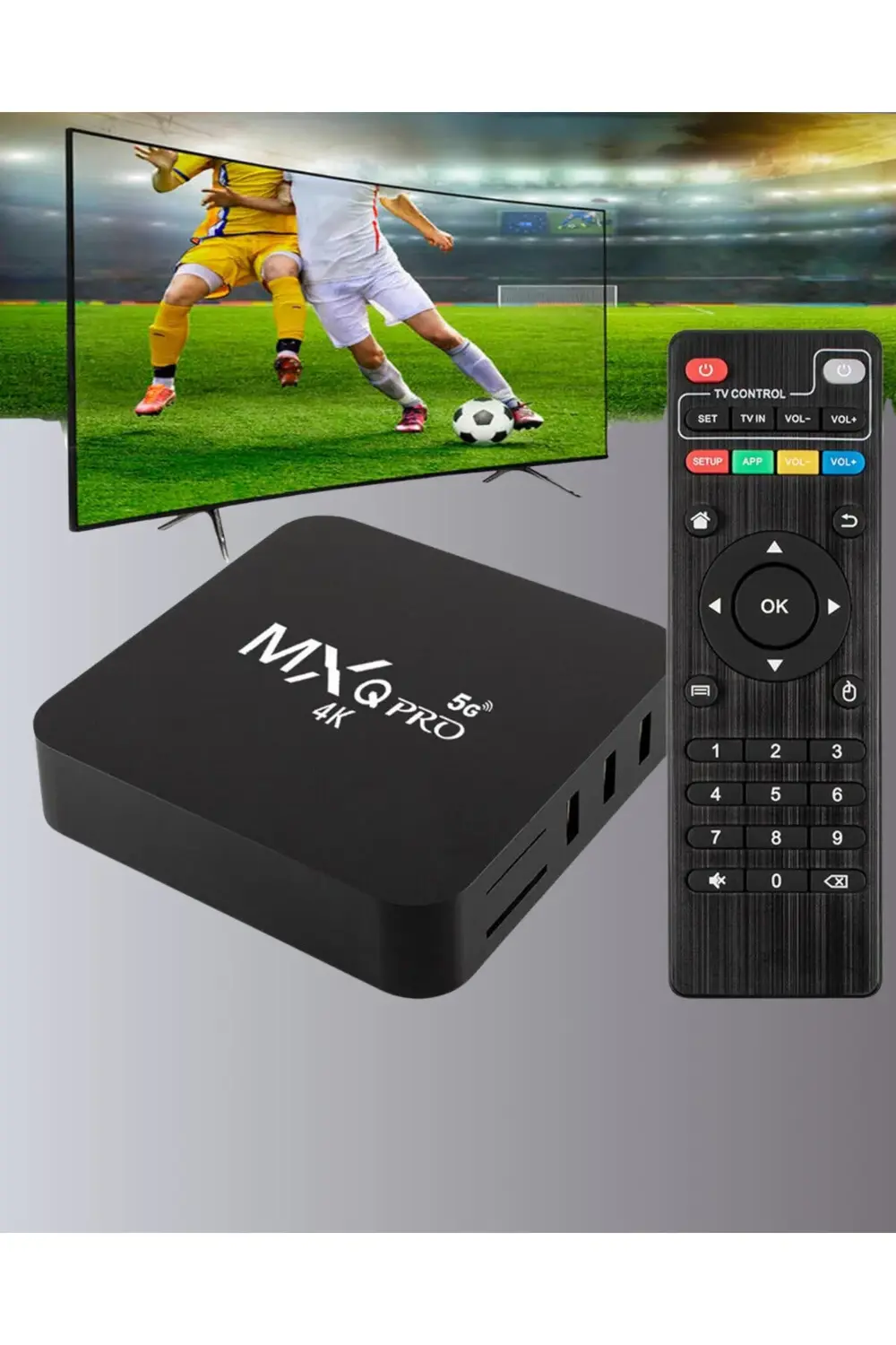 Akıllı Android TV Box – 4K Çözünürlük, 2GB RAM, 16GB Depolama, Hı