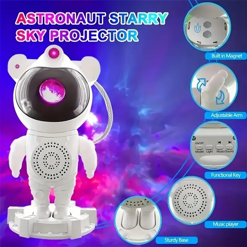Akıllı Astronot Projeksiyon Gece Aydınlatma &amp;amp; Bluetooth Hoparlör Bx40 Fiyatı, Yorumları ve Özellikleri