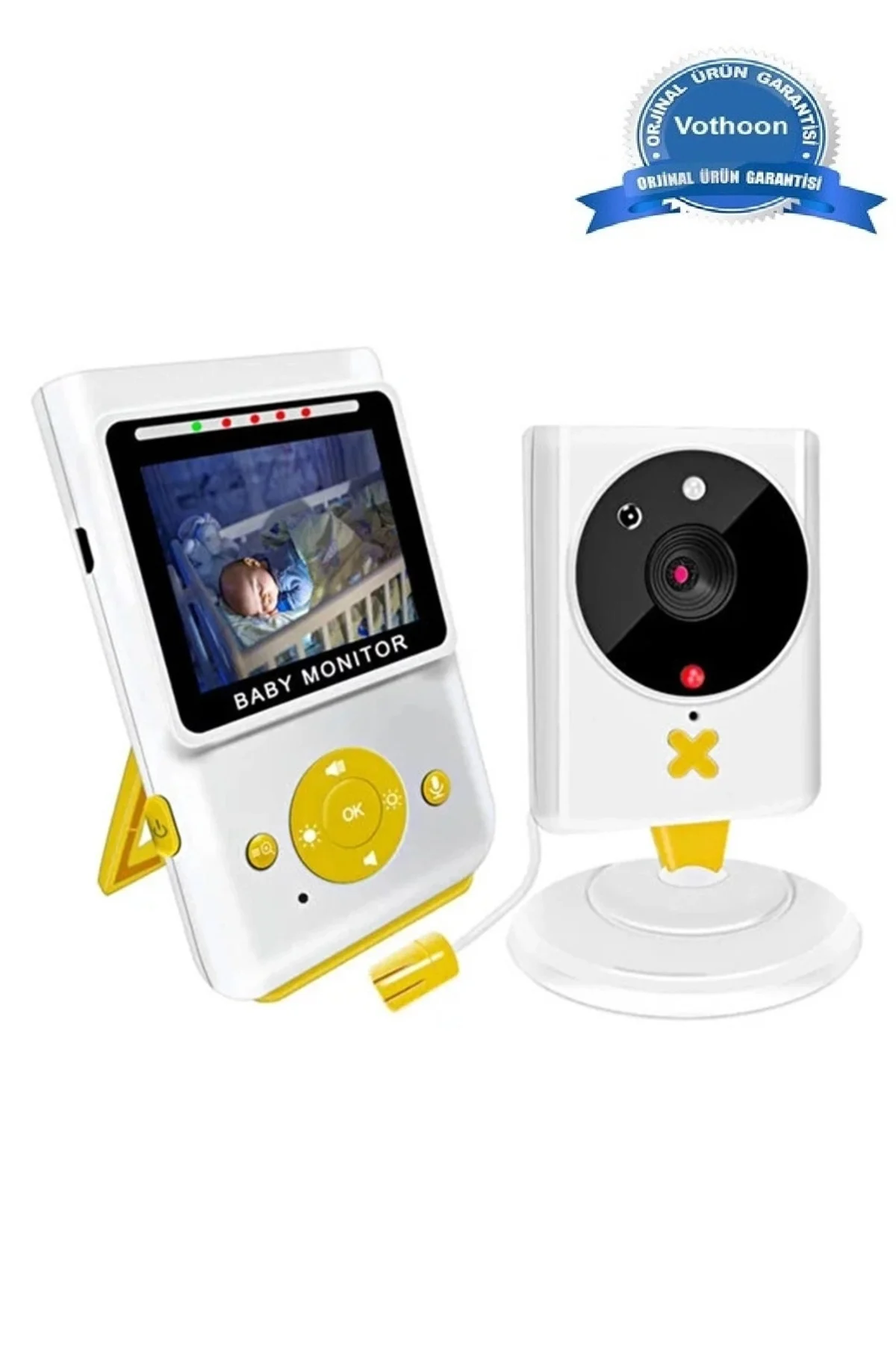 Akıllı Bebek Kamerası Monitörlü Karşılıklı Konuşma Özellikli Sıca