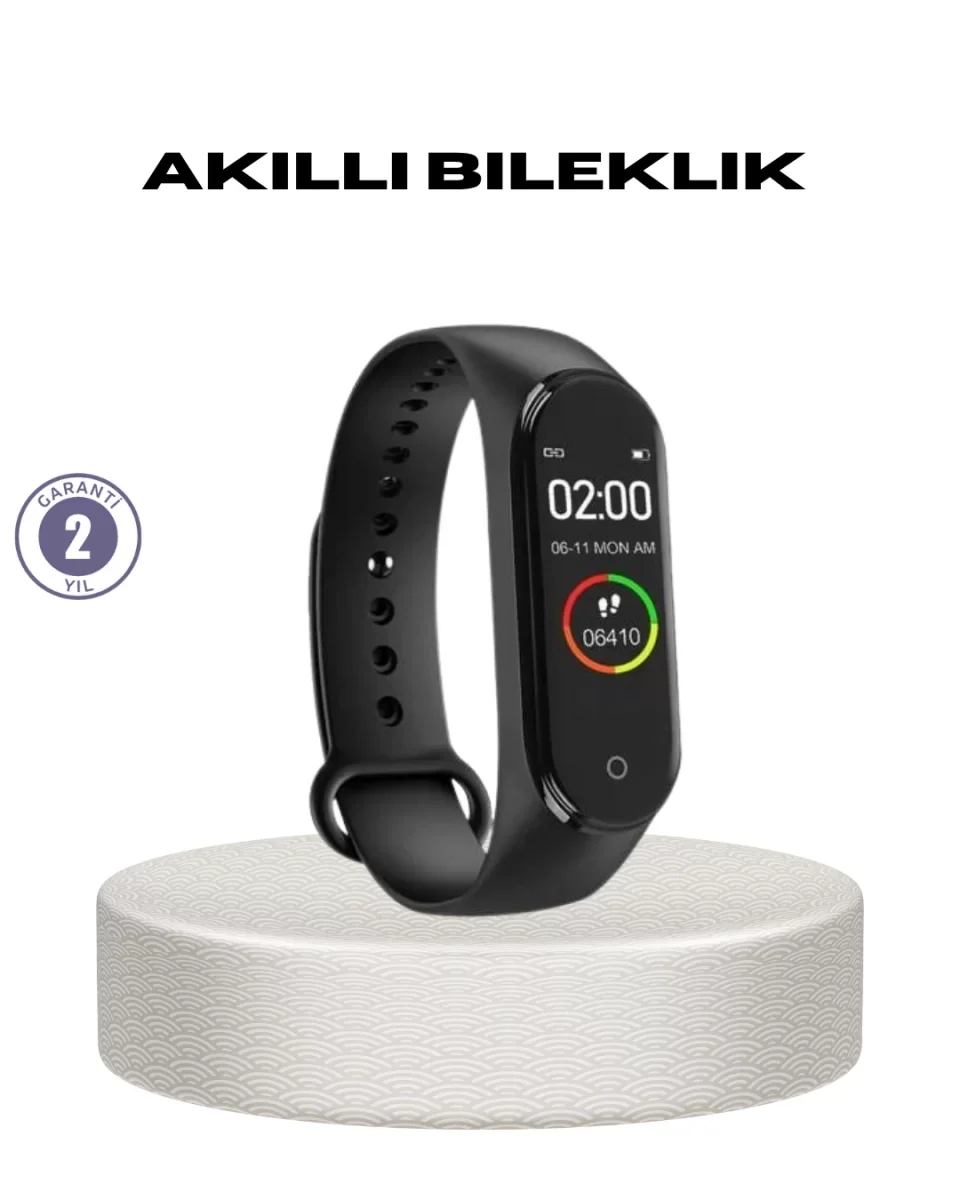 Akıllı Bileklik 0.96 İnç Ekran Kalp Atışlı Kan Basınçlı IP67 Suya Dayanıklı - Lisinya