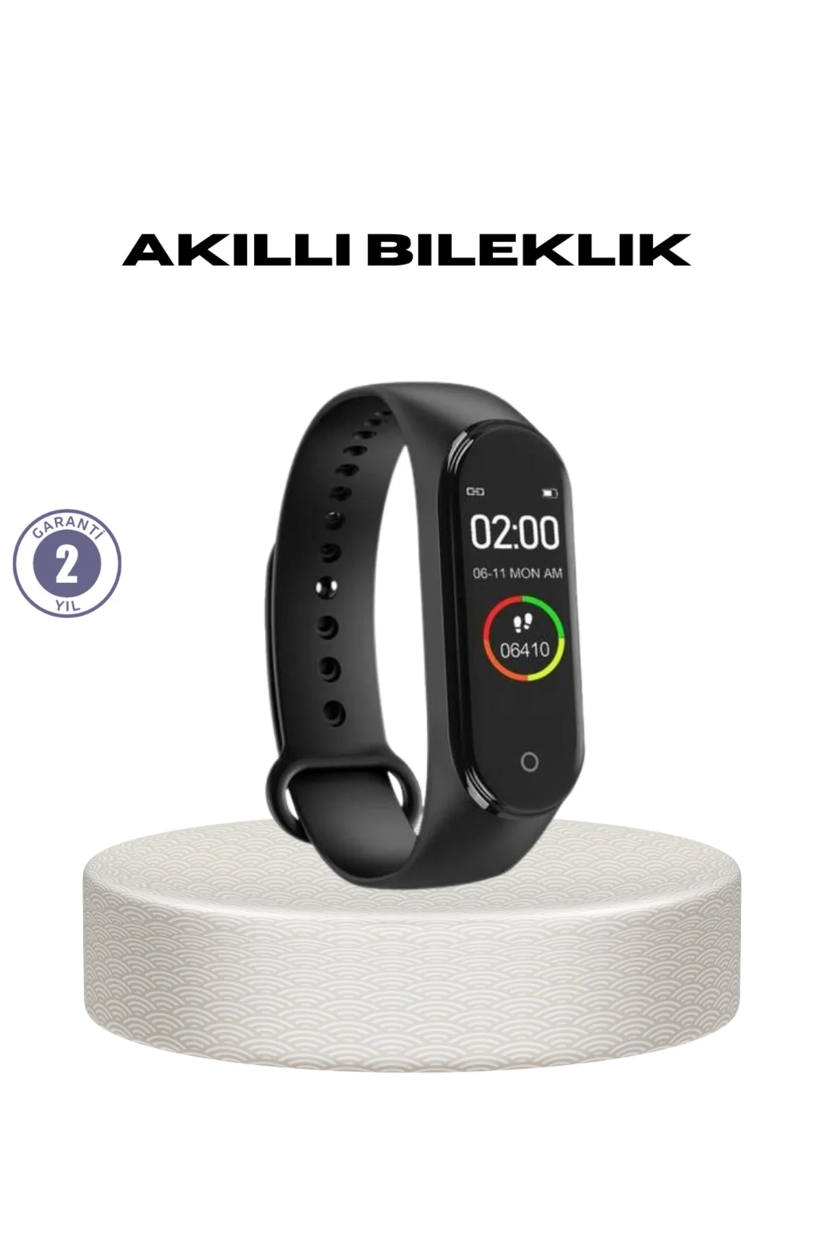 Akıllı Bileklik 0.96 İnç Ekran Kalp Atışlı Kan Basınçlı IP67 Suya Dayanıklı