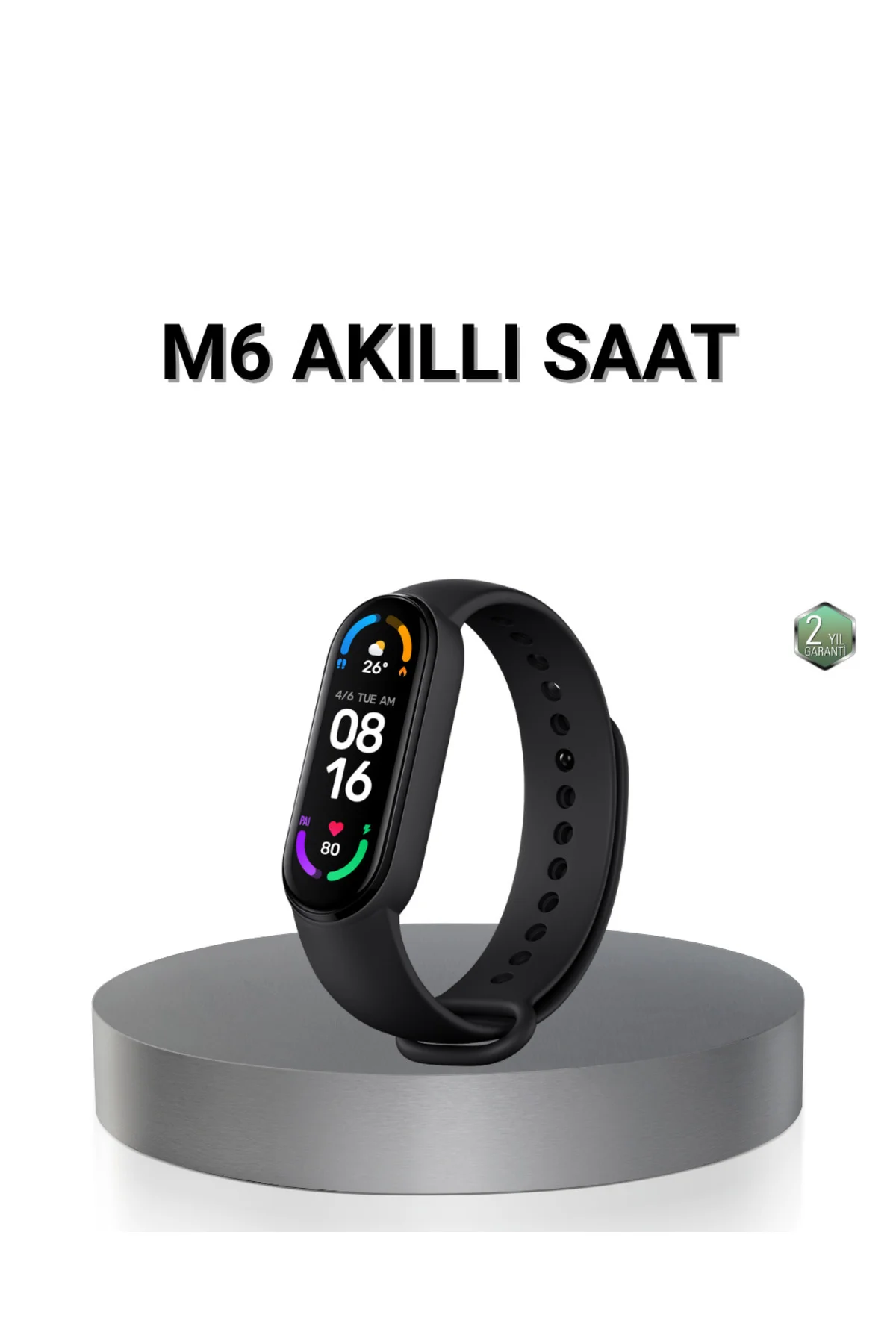 Akıllı Bileklik – Kalp Atış, Uyku ve Adım Takibi, IP67 Su Geçirmez