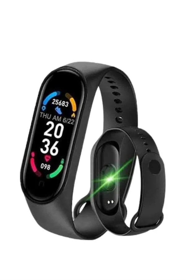 Akıllı Bileklik Kalp Takibi Spor Uyarısı Android iOS Bildirimli Sağlık Monitörü
