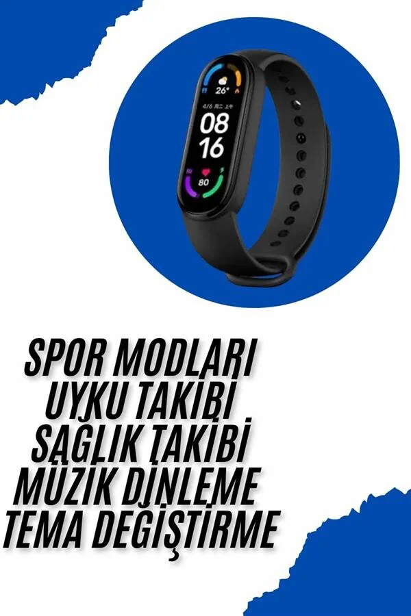 Akıllı Bileklik M6: Uyku Takibi ve Adımsayar ile Sağlıklı Yaşam