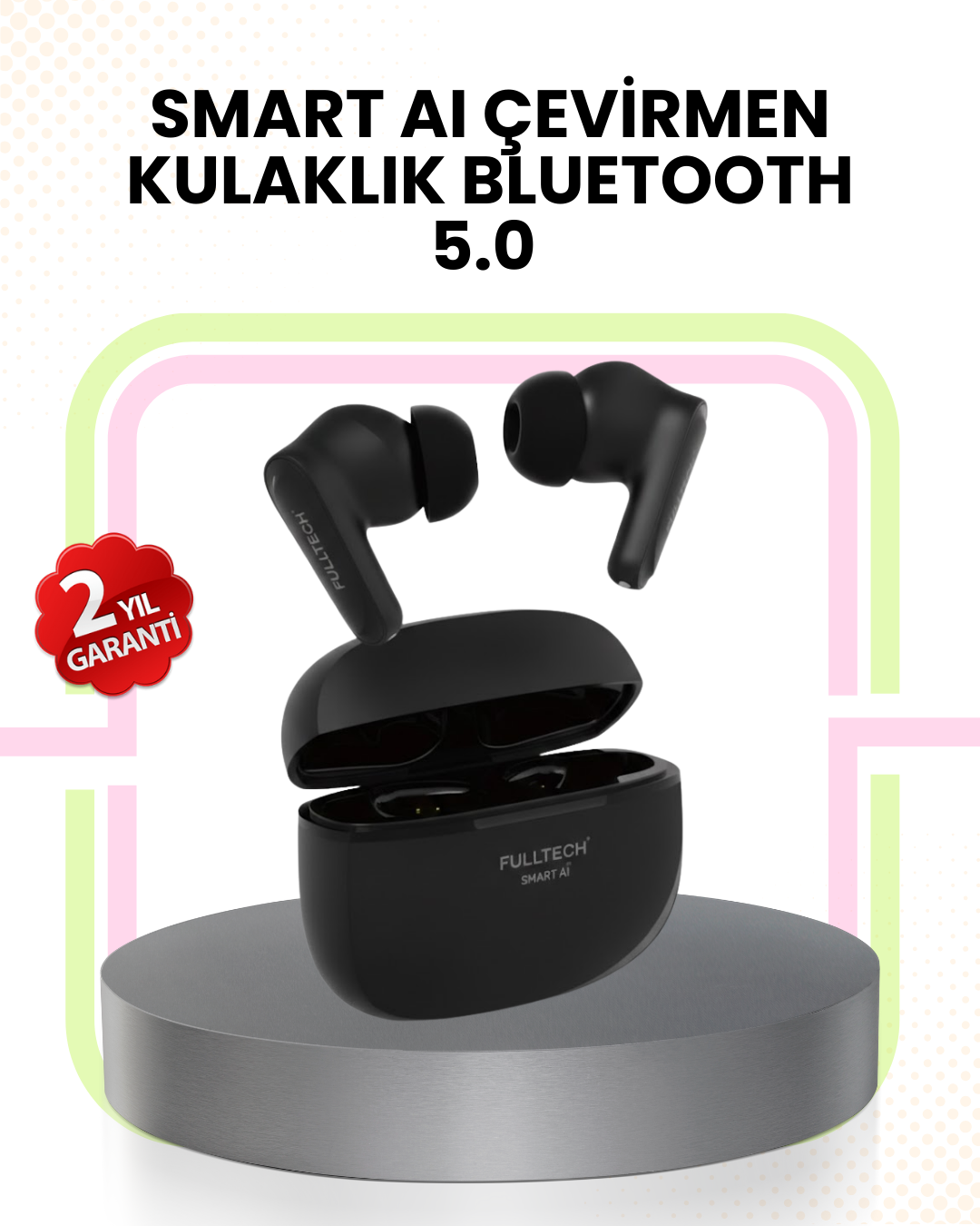 Akıllı Çeviri Destekli Bluetooth Kulaklık Profesyonel Ses Deneyim