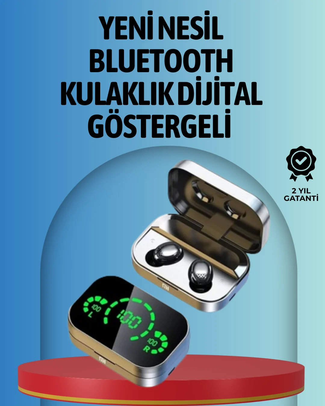 Akıllı Dijital Ekranlı TWS Kulaklık – Uzun Pil Ömrü, Stabil Bağlantı Akıllı Dijital Ekranlı TWS Kulaklık – Uzun Pil Ömrü, Stabil Bağlantı