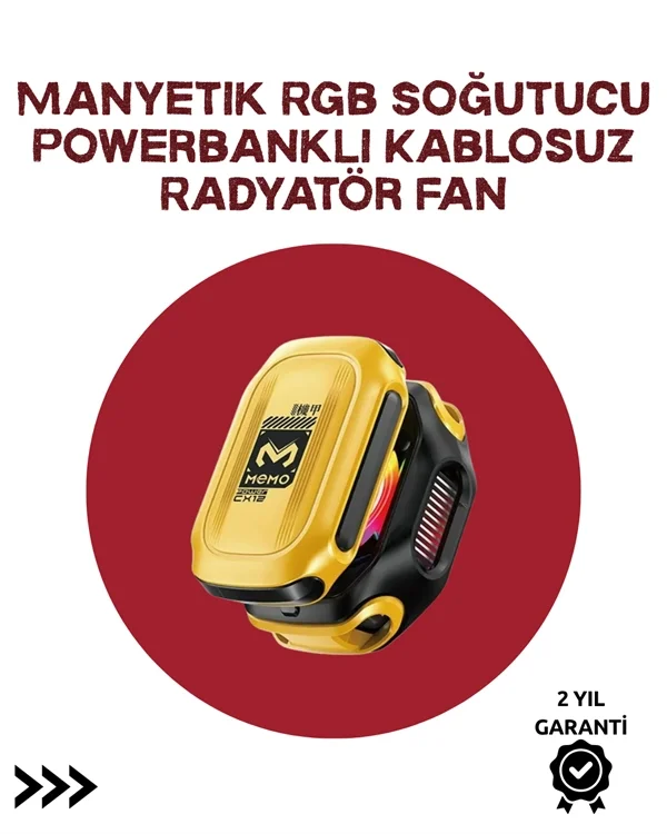 Akıllı Dijital Kontrollü Soğutucu | AI &amp; Standart Mod | 7 Kanatlı Fan Tasarımı
