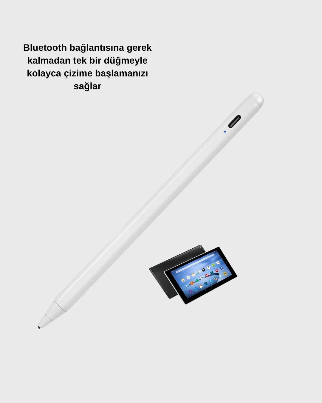 Akıllı Dokunmatik Kalem – Type-C Şarjlı, Manyetik, Apple Pencil Alternatifi Stylus Pen Fiyatı, Yorumları ve Özellikleri