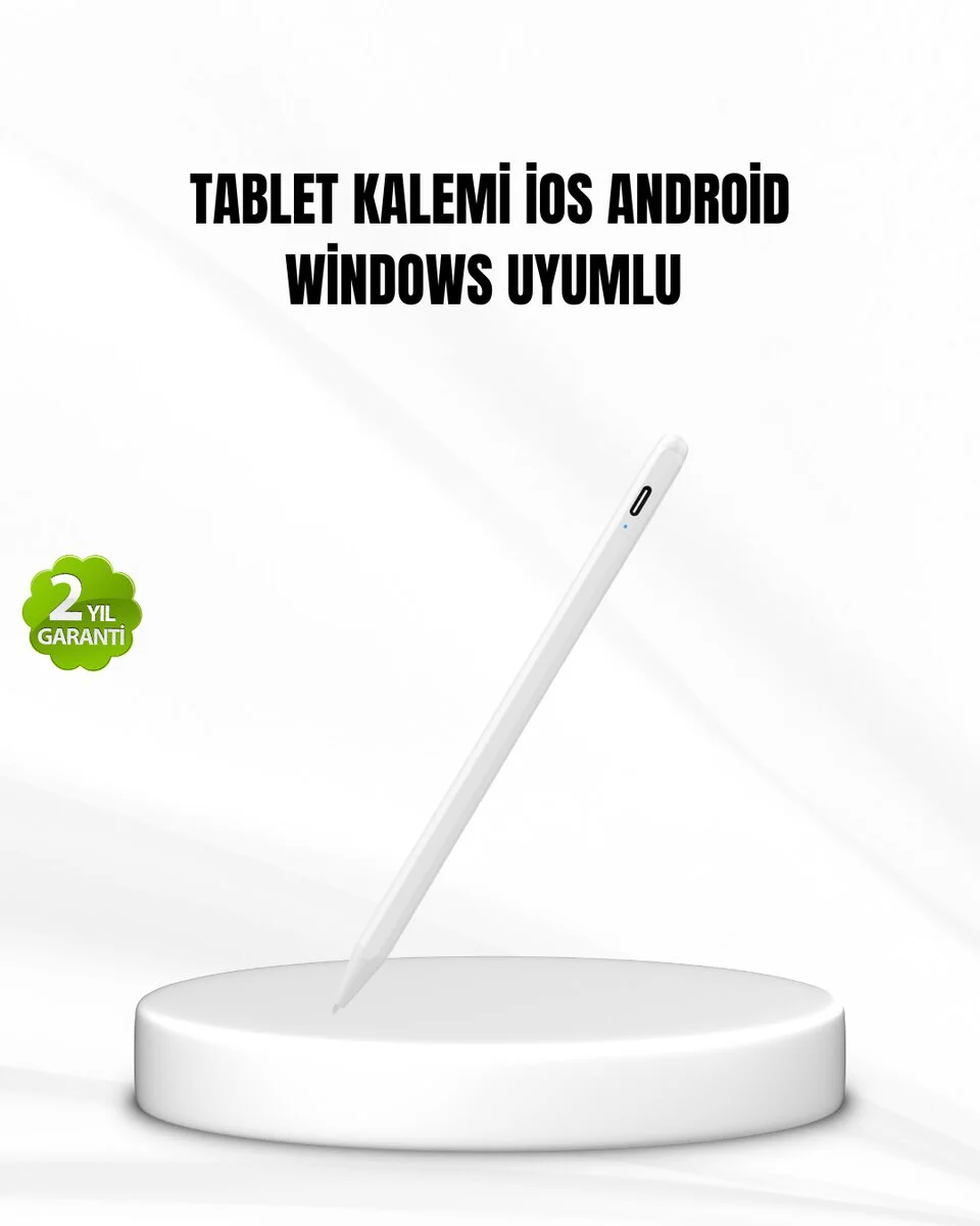 Akıllı Dokunmatik Kalem - Type-C Şarjlı Manyetik Apple Pencil Alternatifi