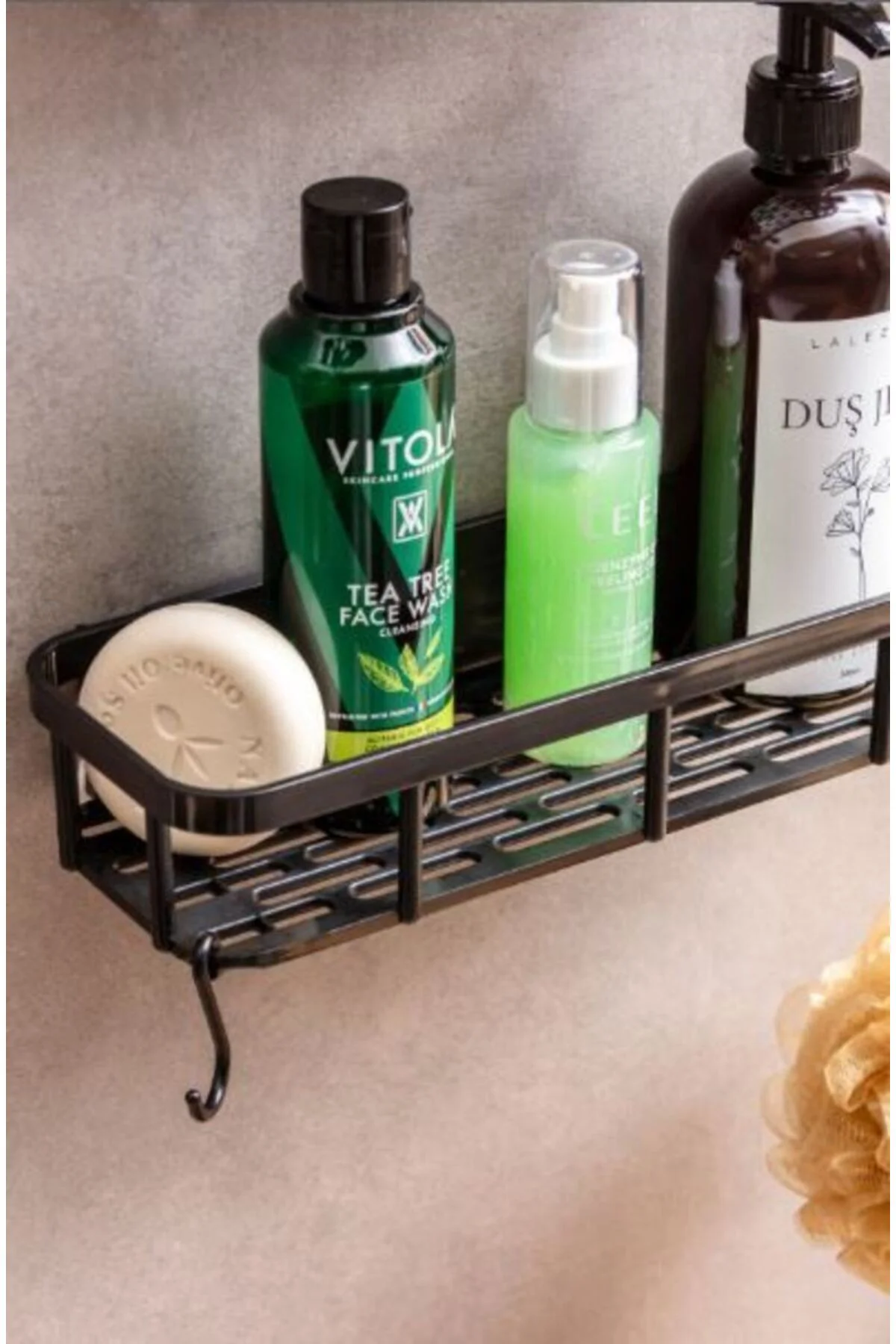 Akıllı Düzenleyici Raf 2’li Set 4 kancalı – Mutfak, Banyo ve Çok 