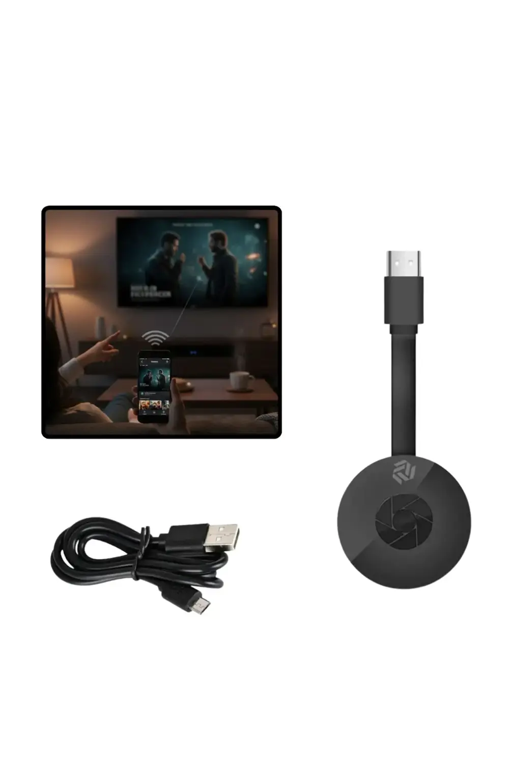 Akıllı Ekran Yansıtma Cihazı Sunum ve Yayın Uyumlu