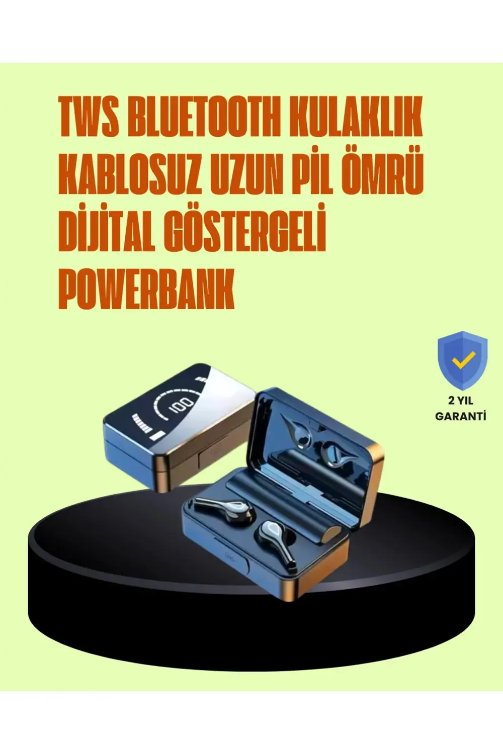 Akıllı Ekranlı Bluetooth Kulaklık – Derin Bas ve Net Tiz