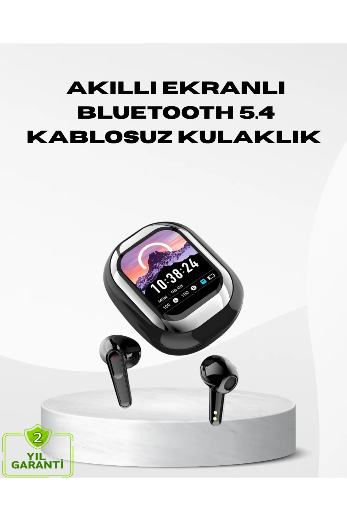 Akıllı Ekranlı Kablosuz Kulaklık – Gürültü Engelleme Ve Hd Ses Deneyimi