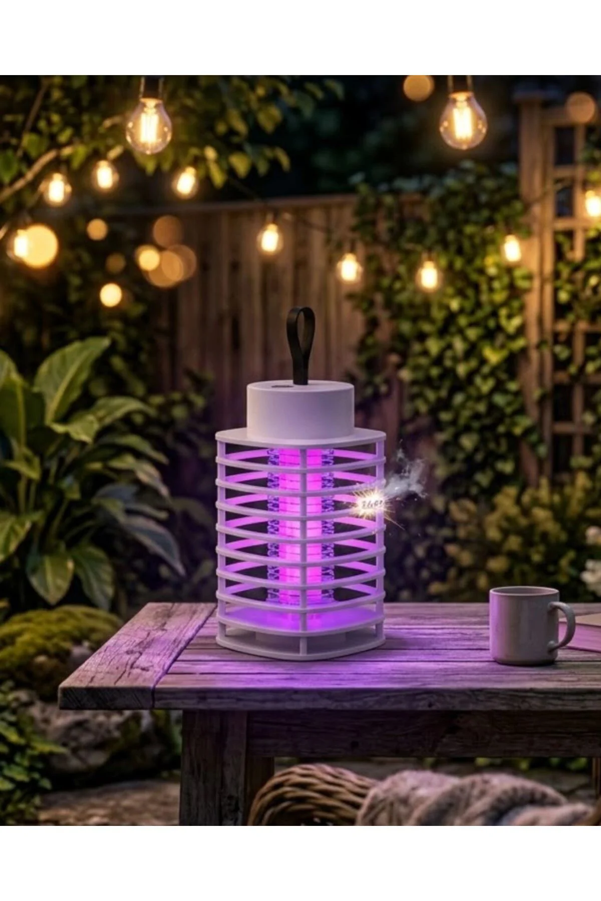 Akıllı Elektrikli Böcek Öldürücü Lamba Uv Mor Işık Sessiz Gece Ku
