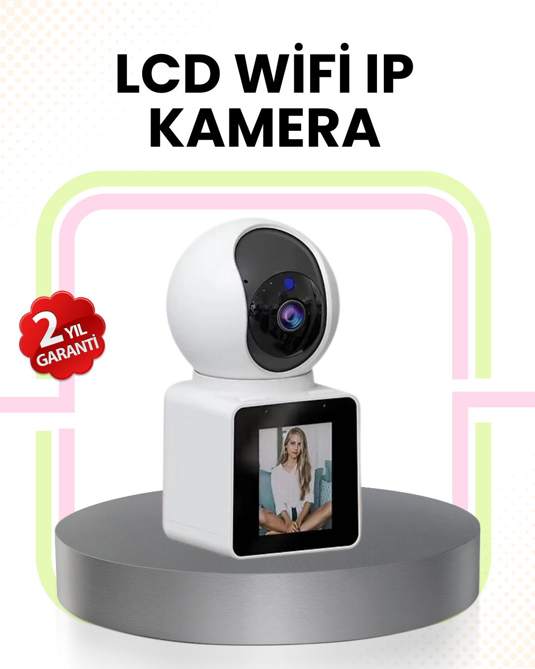 Akıllı Ev Güvenlik Kamerası 2K Ultra HD Hareket Algılama ve Çağrı