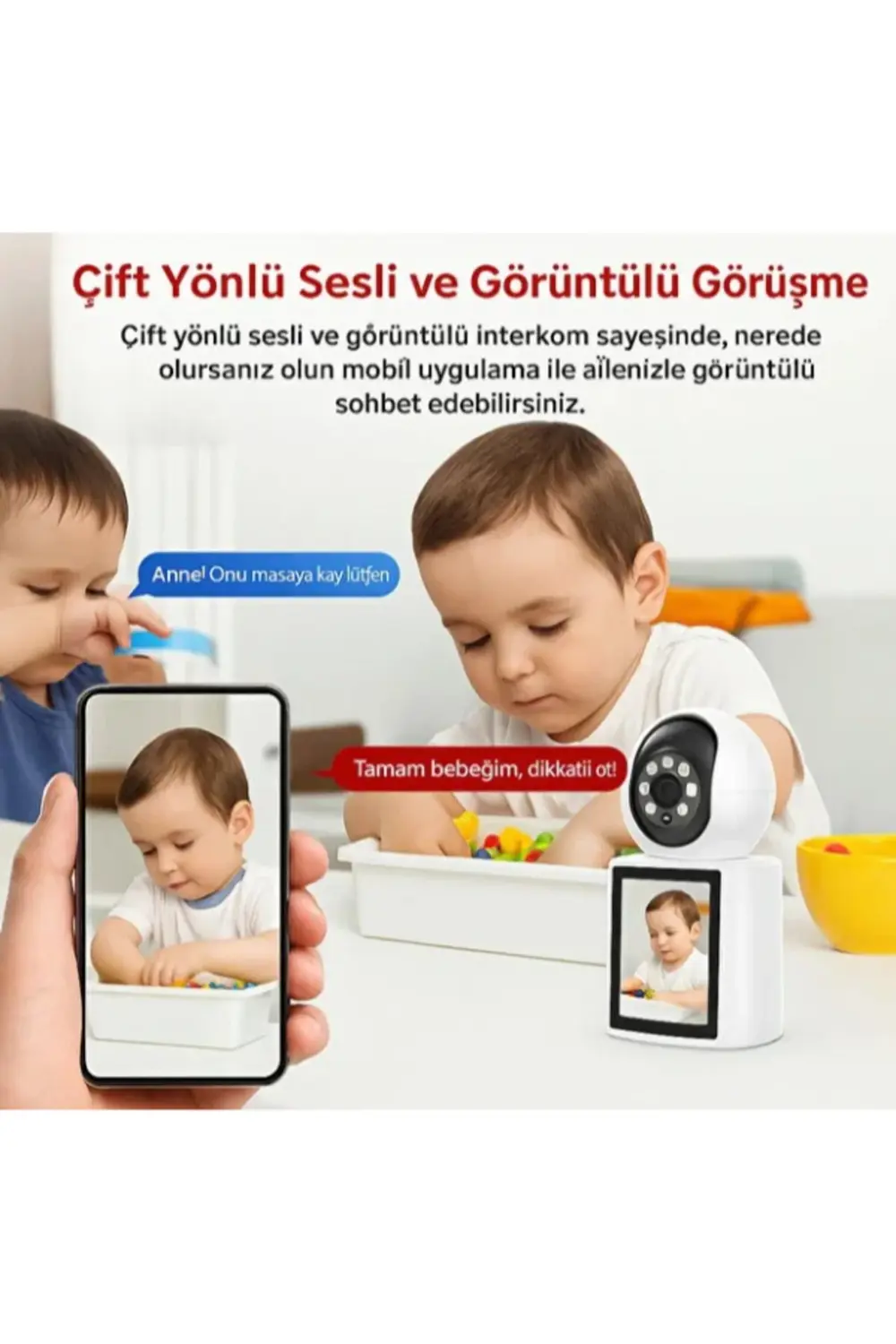 Akıllı Ev Kamerası 2.4 GHz