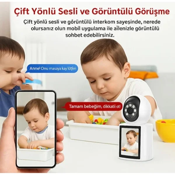 Akıllı Ev Kamerası 2.4 GHz