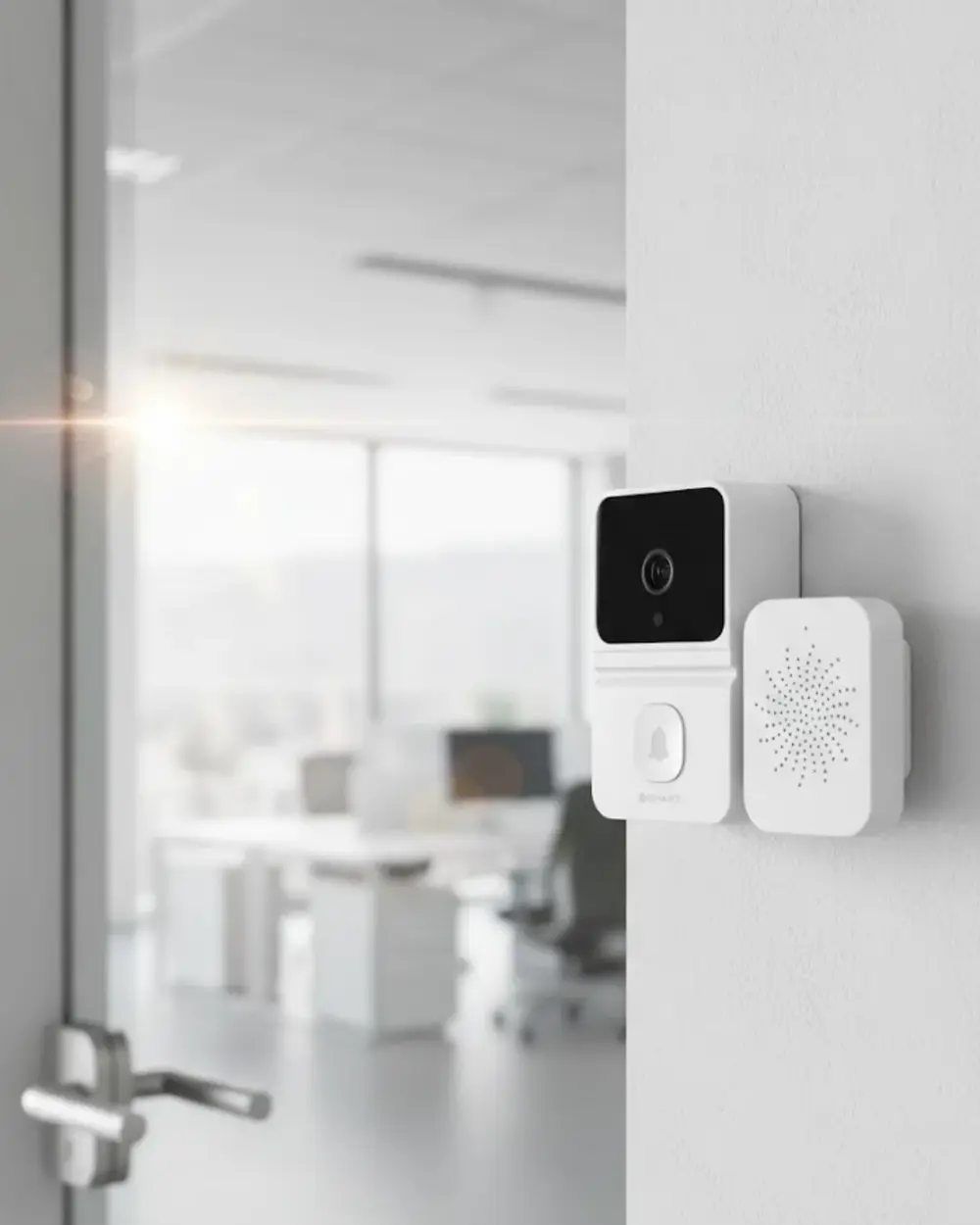 Akıllı Ev Uyumlu Kapı Zili 800mAh Bataryalı Gece Görüşlü