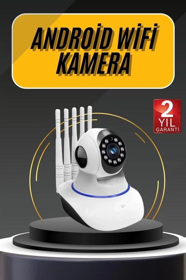 Akıllı Gece Görüşlü Sensörlü Wifi Kamera Telefondan Takip Edilebilir Akıllı Gece Görüşlü Sensörlü Wifi Kamera Telefondan Takip Edilebilir