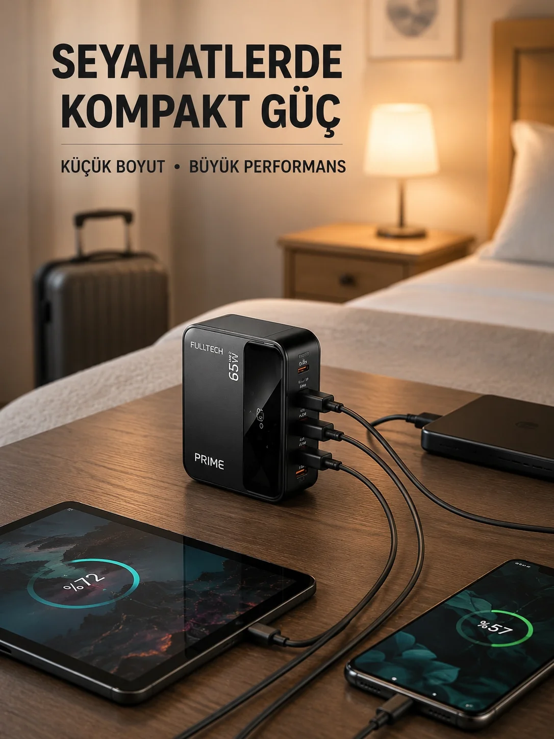 Akıllı Güç Dağılımlı 4 Girişli Şarj İstasyonu