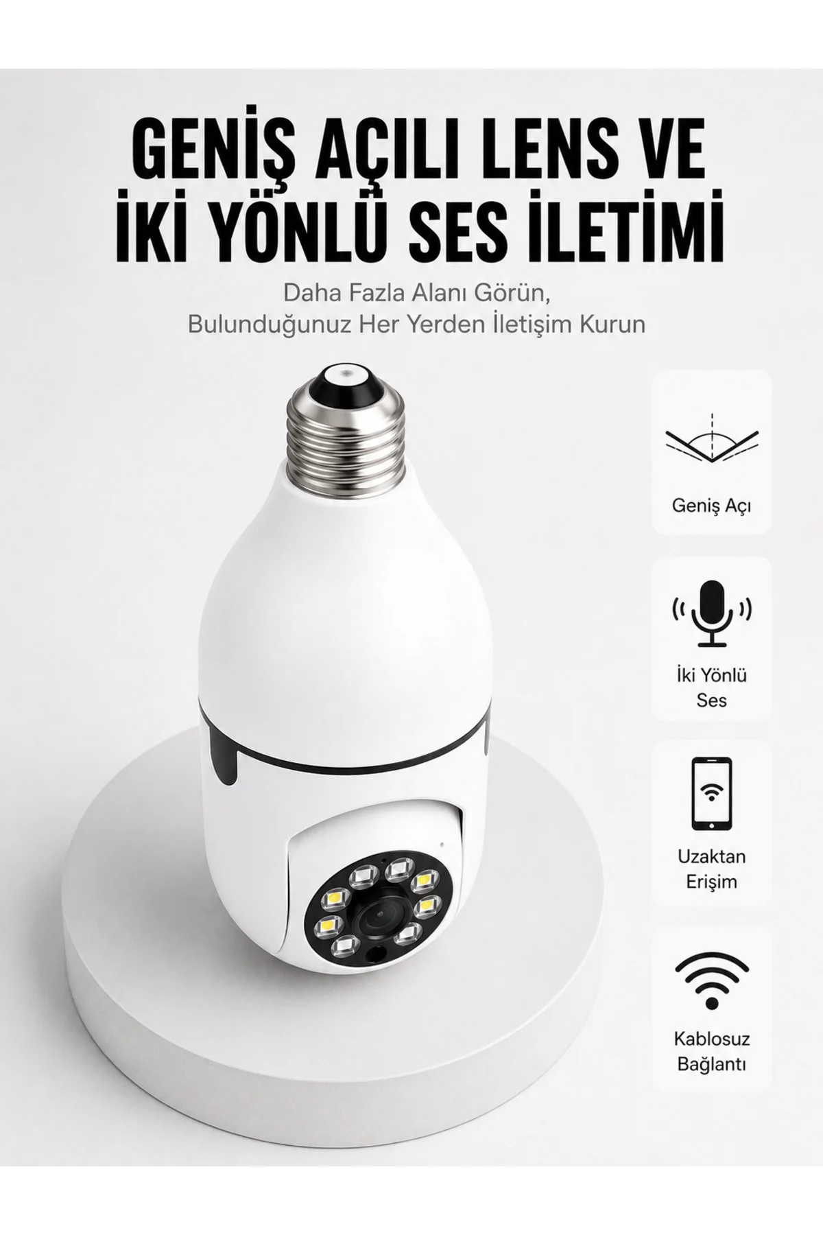 Akıllı Güvenlik Kamerası Full Hd Görüntü Ve Gece Görüş Özellikli Yeni Nesil Akıllı Güvenlik Kamerası Full Hd Görüntü Ve Gece Görüş Özellikli Yeni Nesil