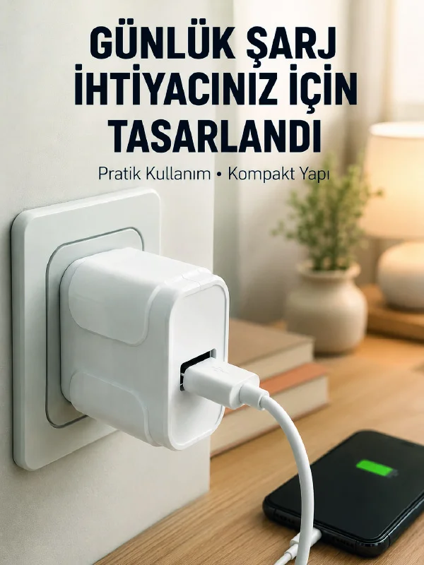 Akıllı Güvenlik Korumalı USB Şarj Başlığı 12W Güç Çıkışı