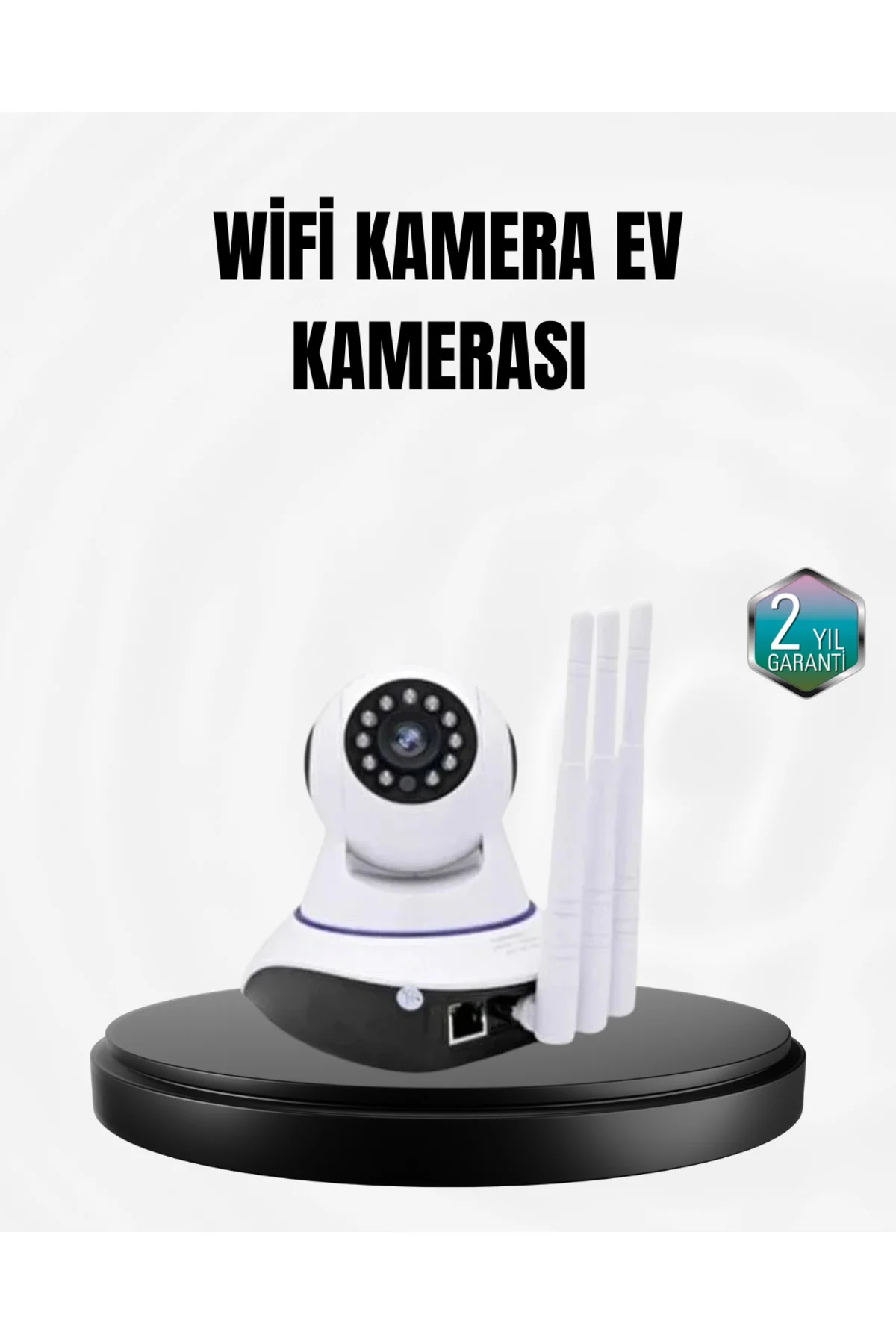 Akıllı IP Güvenlik Kamerası – 1080P HD, Gece Görüşlü, Hareket Algılamalı