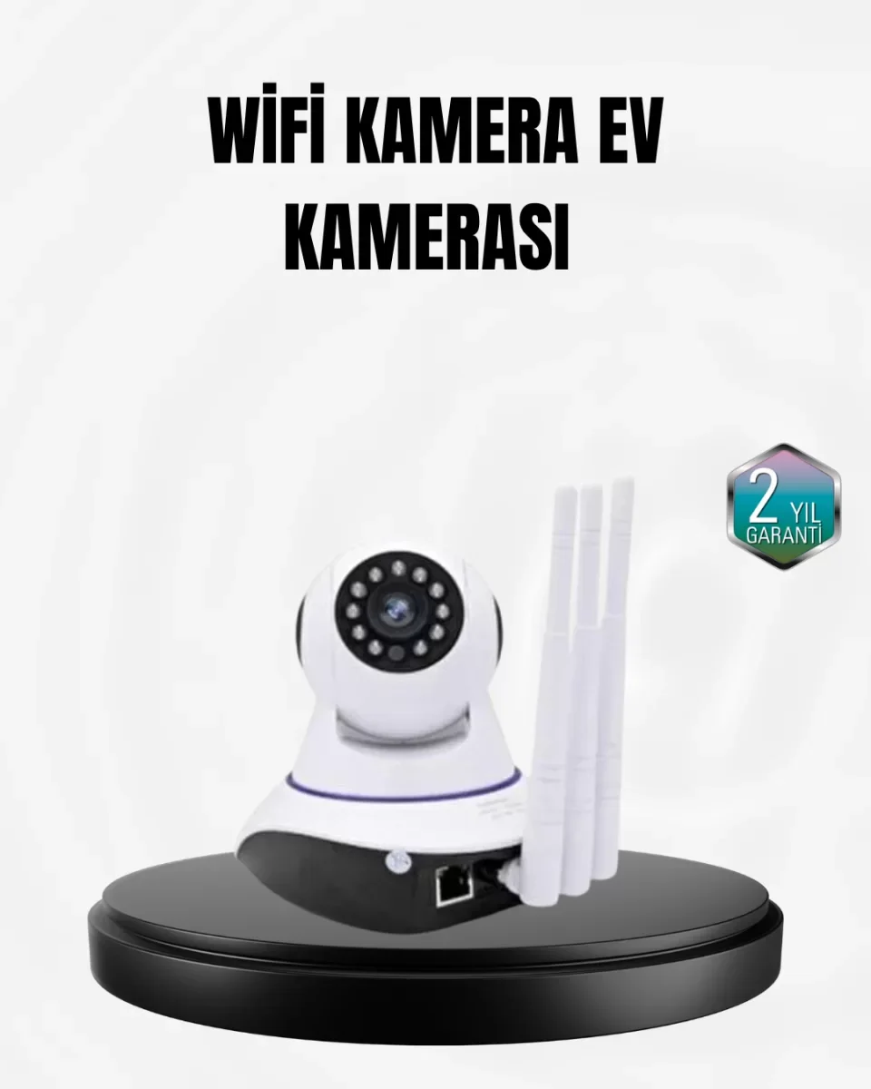 Akıllı IP Güvenlik Kamerası – 1080P HD, Gece Görüşlü, Hareket Algılamalı - Lisinya