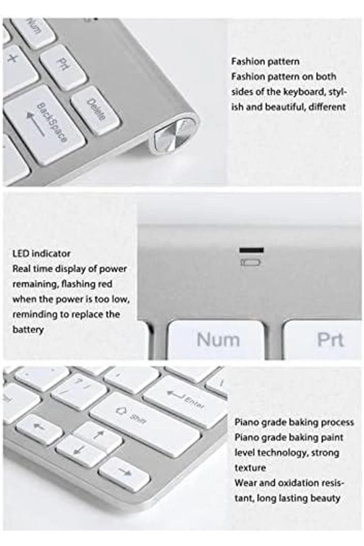 Akıllı Kablosuz Klavye Fare Seti