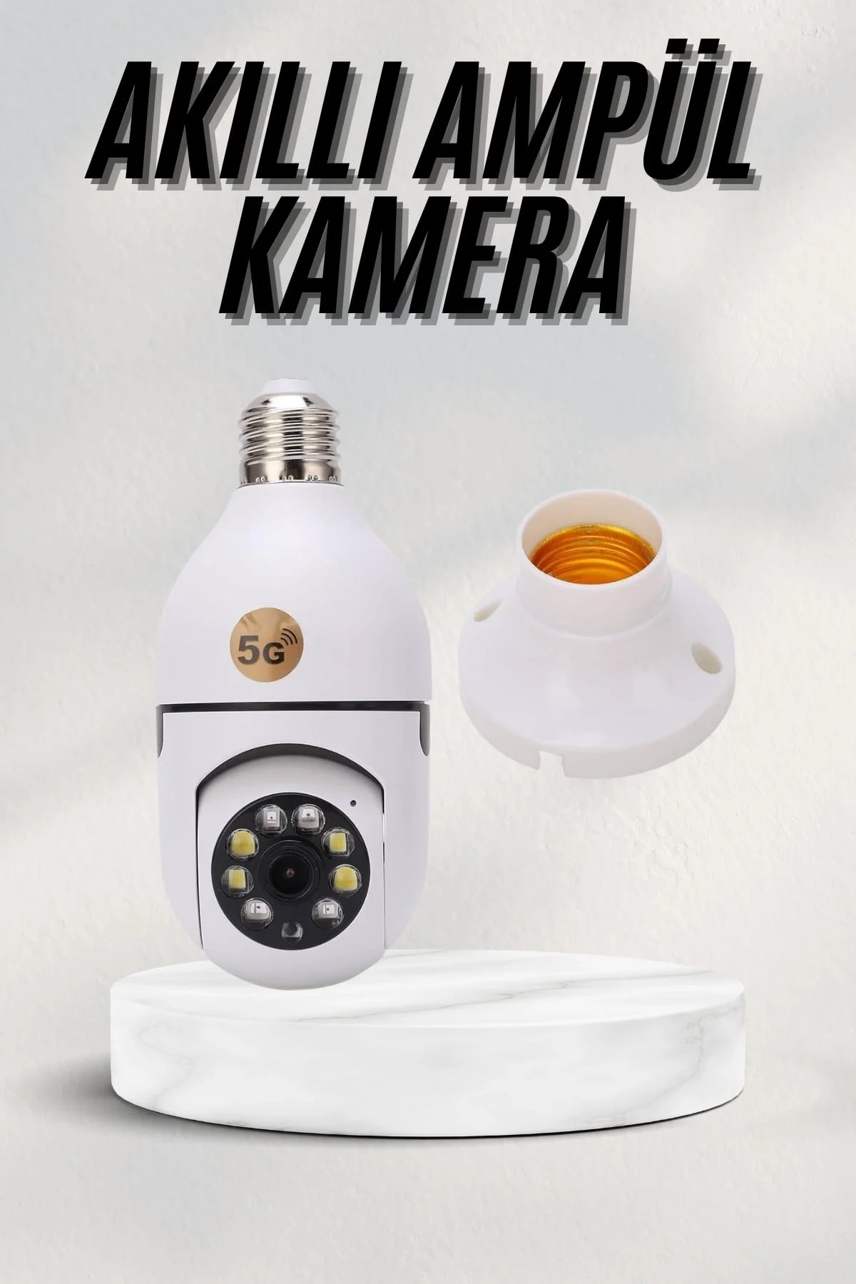 Akıllı Kamera Wifi Kamera Duylu Ampul Görünümlü 360 Derece Dönebilen Ev Kamerası Fiyatı, Yorumları ve Özellikleri