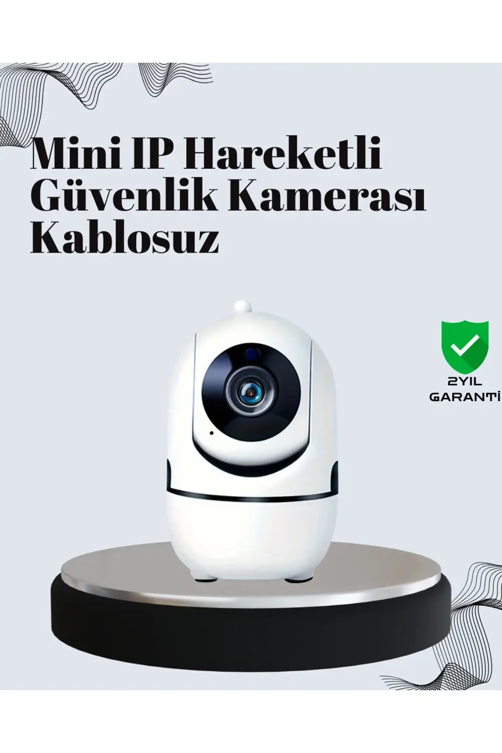 Akıllı Kontrol ve Hareket Takipli 1080P Kablosuz Güvenlik Kameras