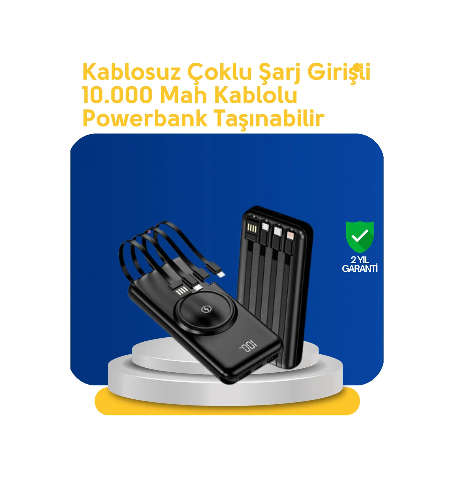 Akıllı Koruma Sistemli Powerbank Hızlı, Güvenli Ve Modern - Lisinya Diğer