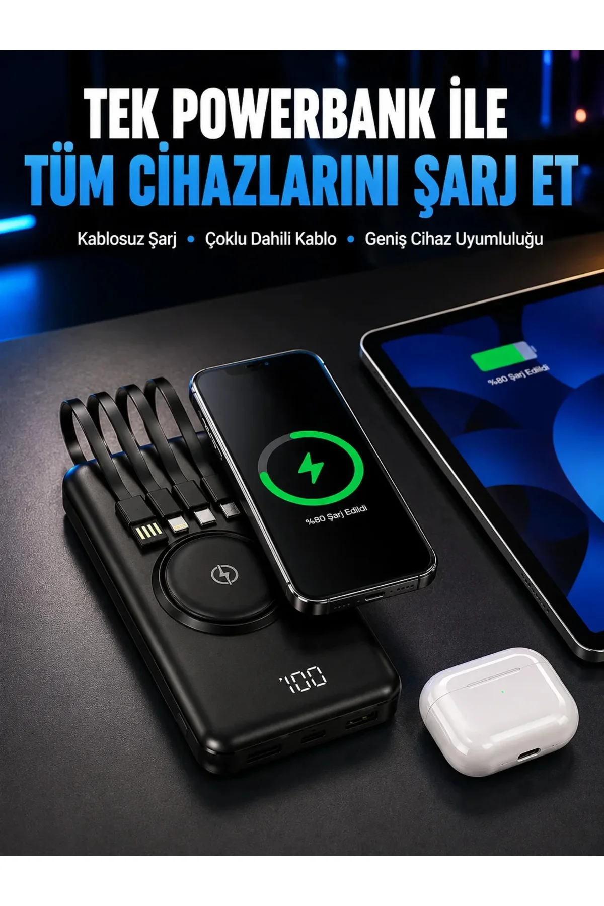 Akıllı Koruma Sistemli Powerbank – Hızlı, Güvenli ve Modern Akıllı Koruma Sistemli Powerbank – Hızlı, Güvenli ve Modern