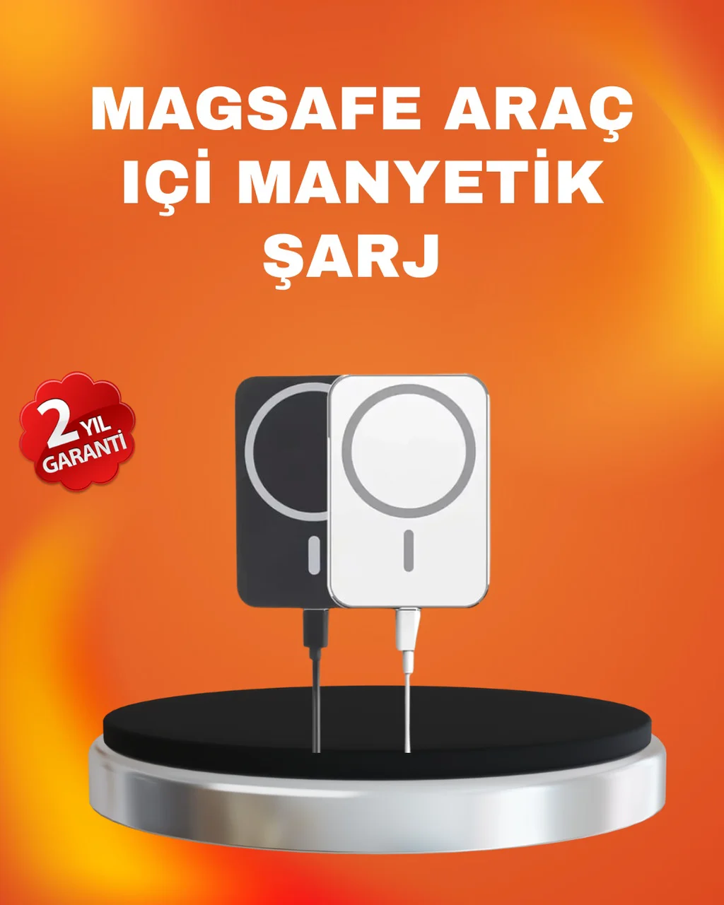 Akıllı Koruma Sistemli Magsafe Araç Tutucu İphone 12/13/14 Uyumlu - Lisinya Diğer