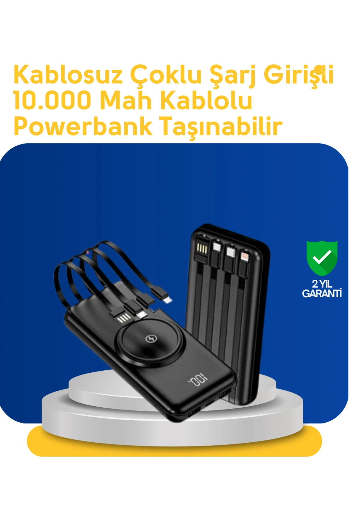 Akıllı Koruma Sistemli Powerbank – Hızlı, Güvenli ve Modern