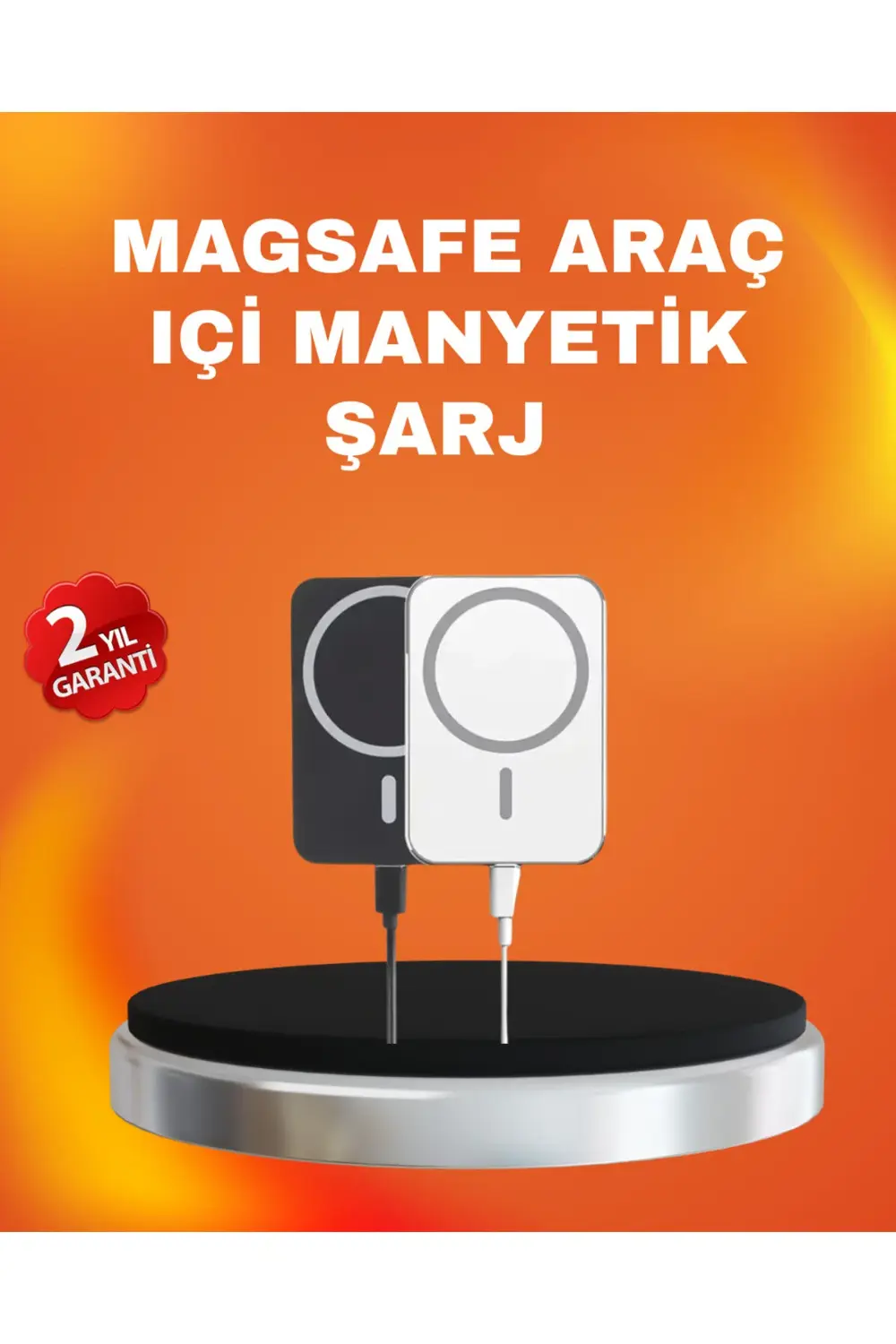 Akıllı Koruma Sistemli MagSafe Araç Tutucu iPhone 12/13/14 Uyumlu