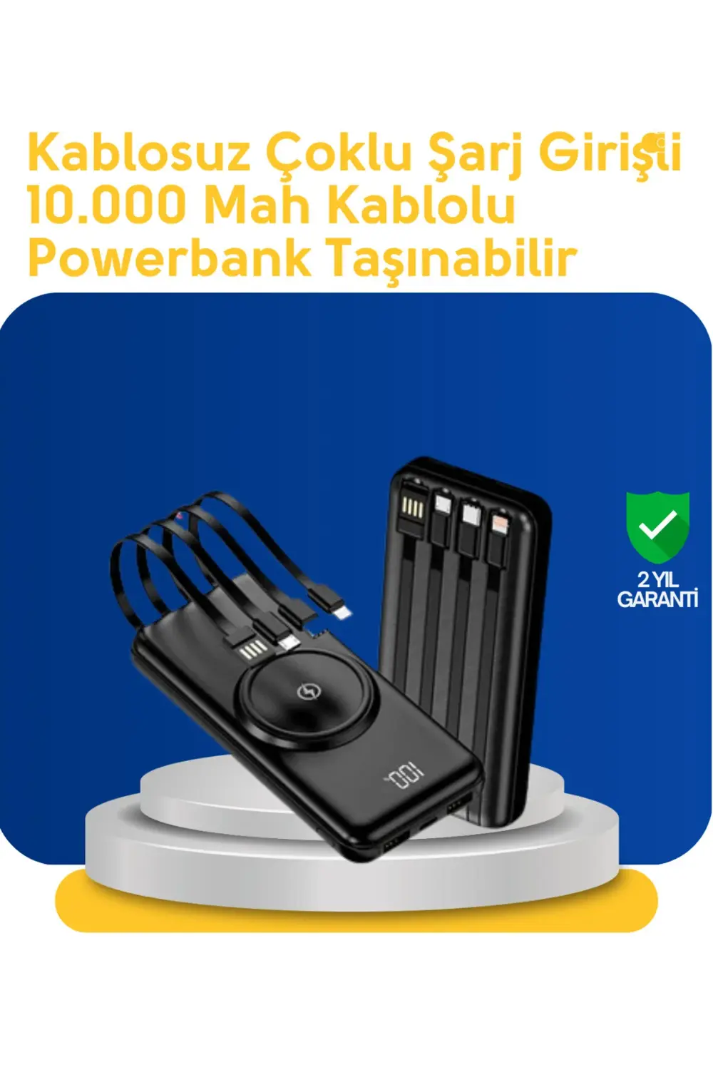 Akıllı Koruma Sistemli Powerbank – Hızlı, Güvenli ve Modern