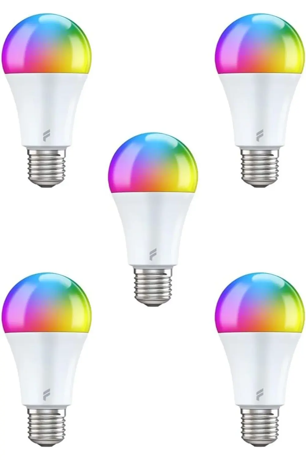 Akıllı Led Ampul 5'li Set, 9w-titreşimsiz, 16.7 Milyon Renk, Sesl
