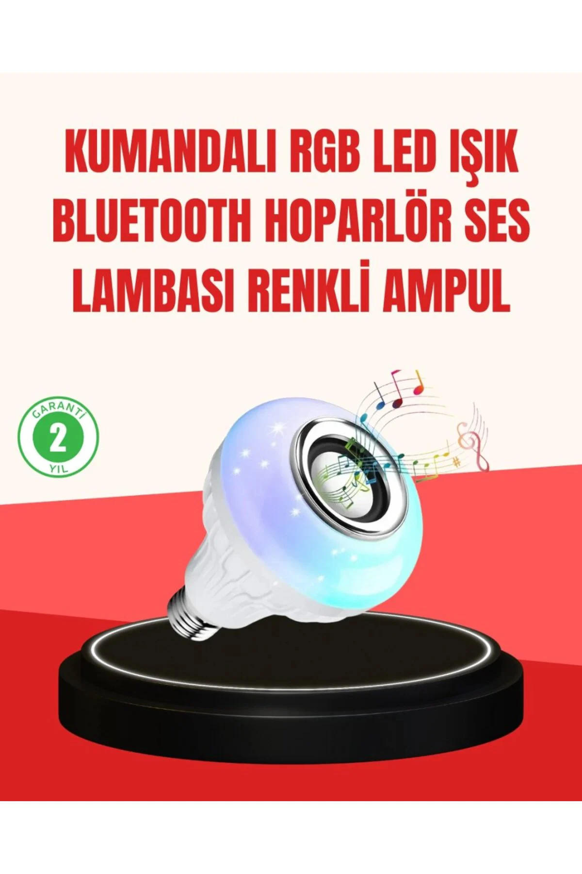 Akıllı Led Ampul – E27 Uyumlu Ve Müzik Çalarlı Tasarım Fiyatı, Yorumları ve Özellikleri