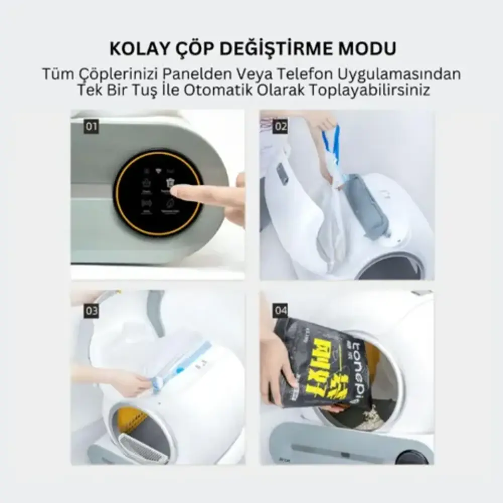 Akıllı Otomatik Kedi Tuvaleti Akıllı Otomatik Kedi Tuvaleti