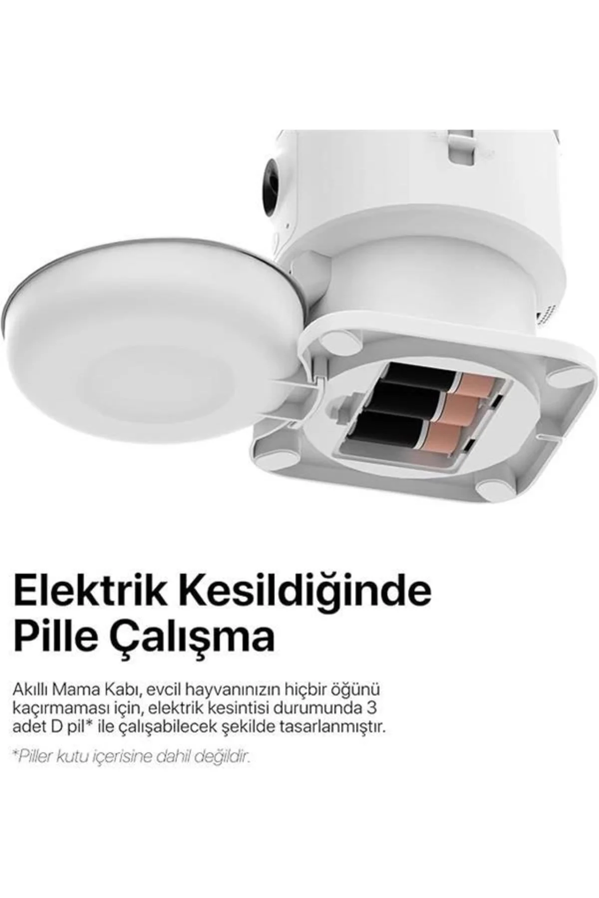 Akıllı Otomatik Kedi Mama Kabı Mobil Uygulama ile Uzaktan Kontrol Edilebilen Sesli