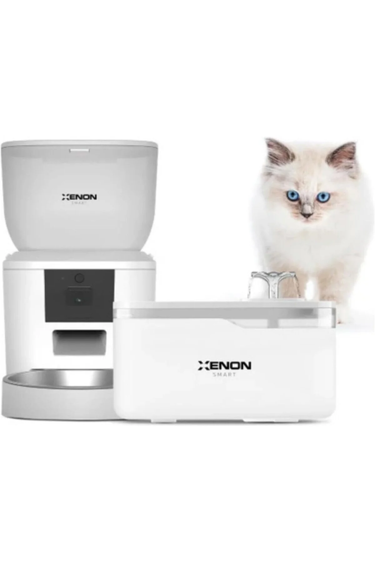 Akıllı Otomatik Kedi Köpek Mama Kabı Programlanabilir Besleme Kas