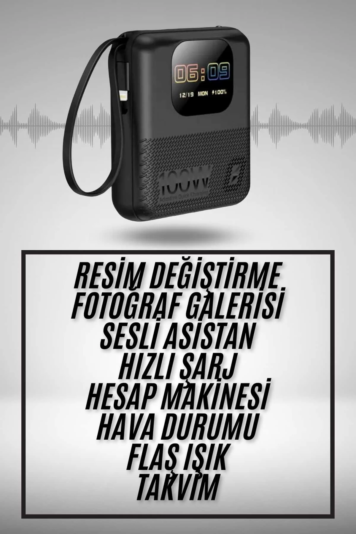 Akıllı Powerbank 10.000 MAH 4 Çıkışlı Taşınabilir Dijital Göstergeli Fiyatı, Yorumları ve Özellikleri
