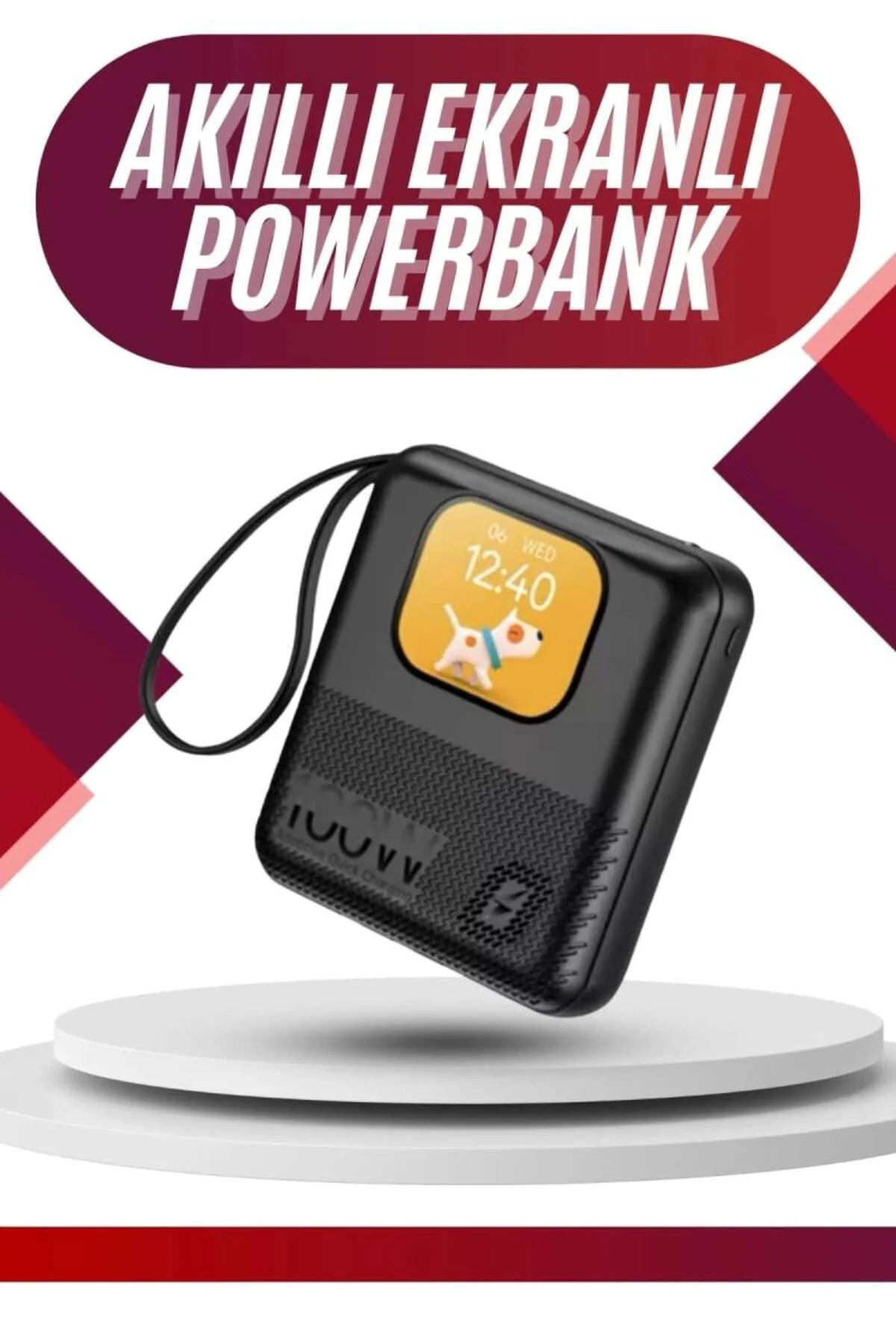 Akıllı Powerbank 10.000 Mah 4 Çıkışlı Taşınabilir Dijital Gösterg