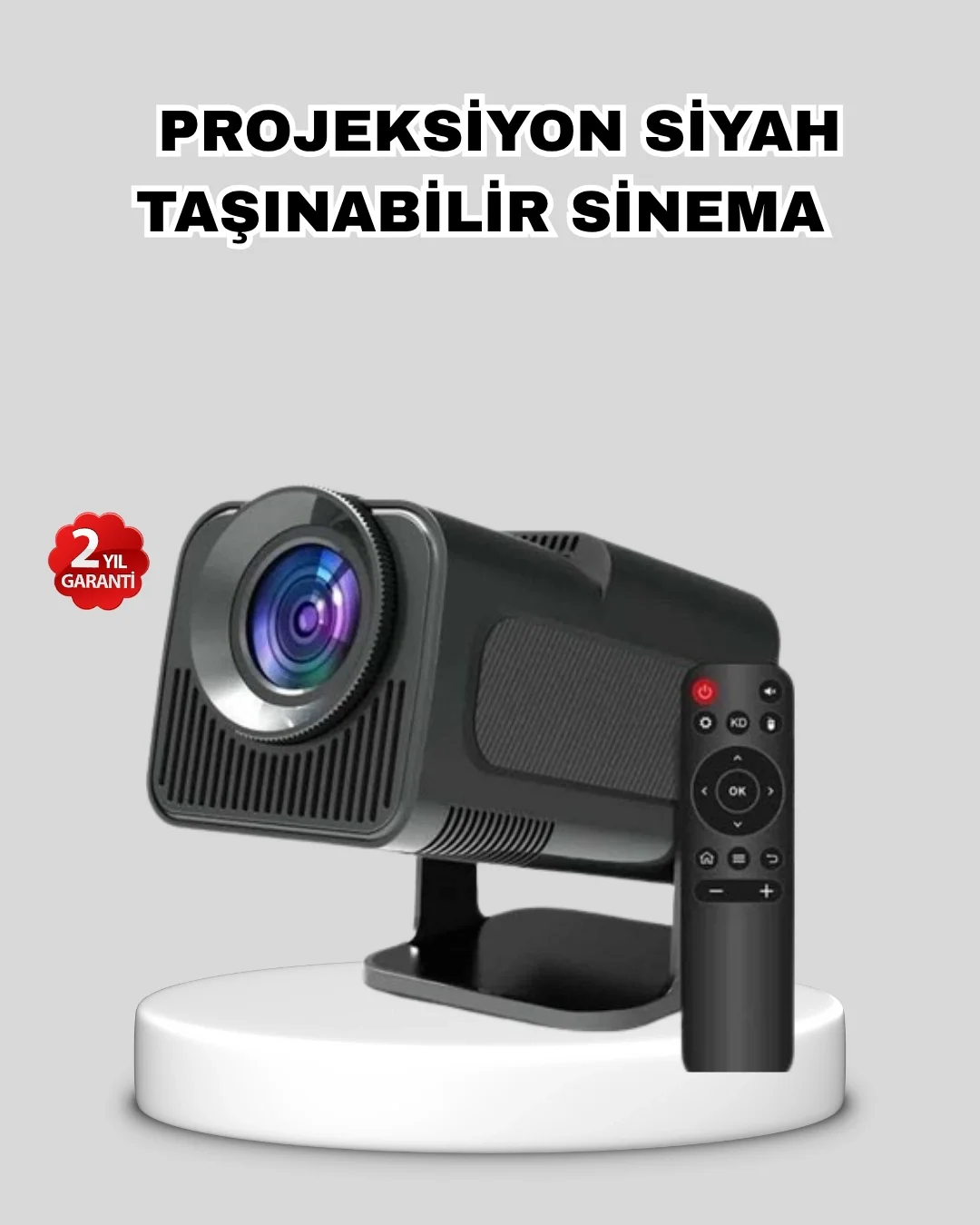 Akıllı Projeksiyon Cihazı HDMI USB Bağlantılı Taşınabilir Enerji Tasarruflu Fiyatı, Yorumları ve Özellikleri