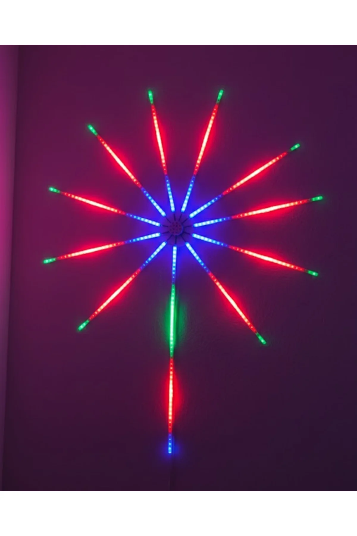 Akıllı RGB LED . Duvar Lambası Kumandalı ve Uygulama Kontrollü