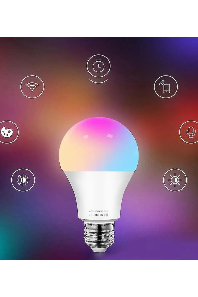 Akıllı RGB LED Lamba Ampul 9W - 16 Milyon Renk, 800 Lümen, Apple HomeKit, Google Home ve Amazon Alexa ile Uyumlu Fiyatı, Yorumları ve Özellikleri