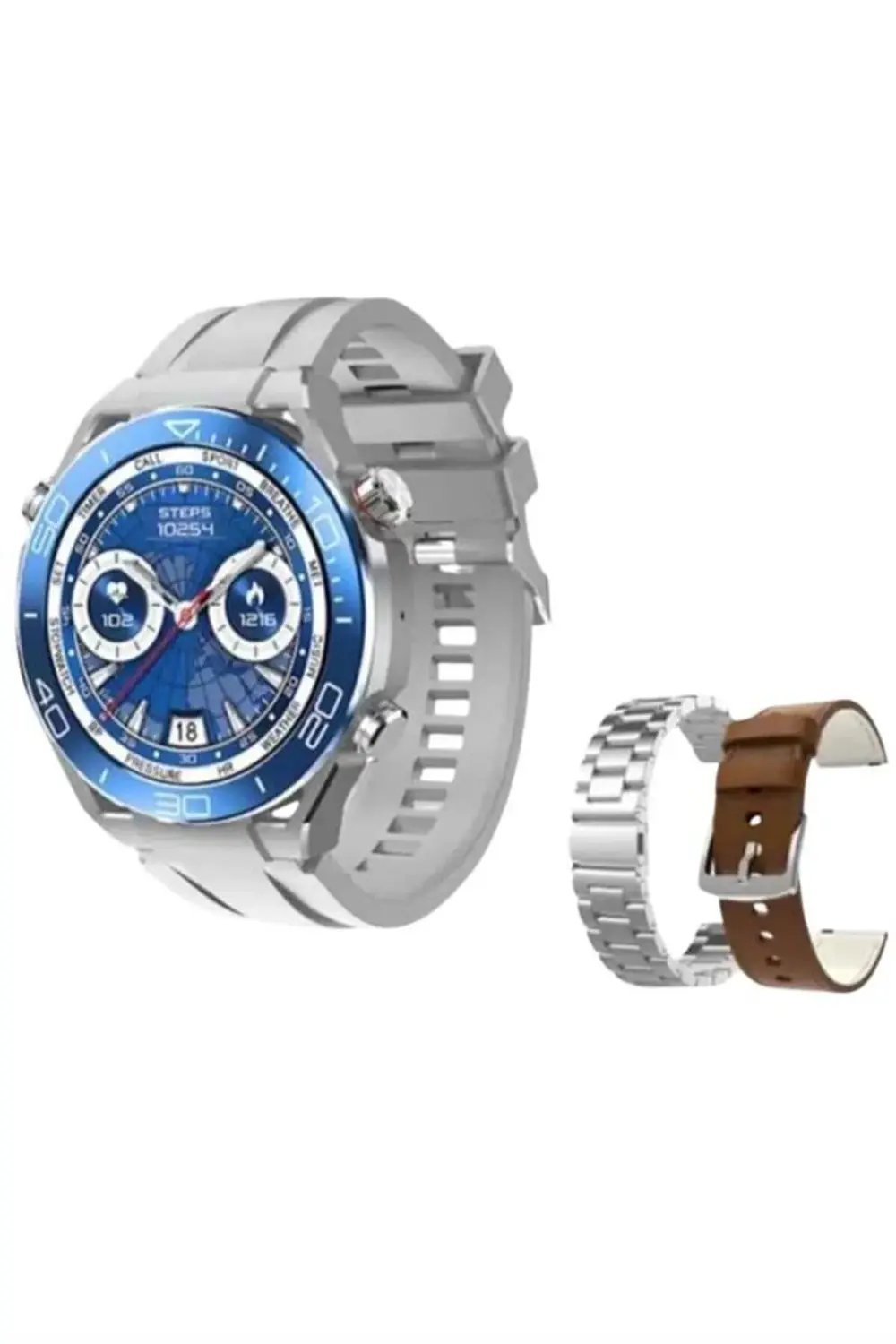 Akıllı Saat 1.62 İnç Ultimate Nabız Sensörlü Sesli Görüşme Yapabi