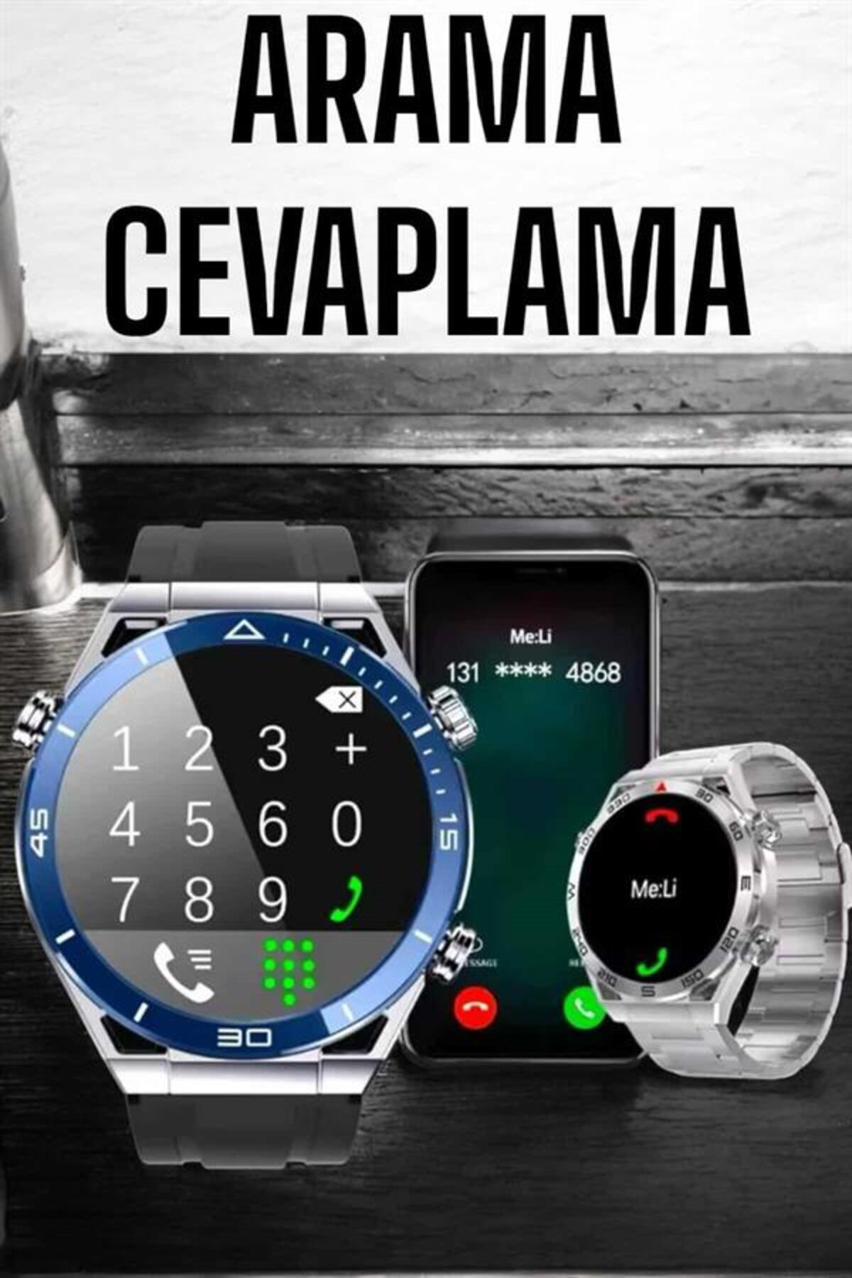 Akıllı Saat 2024 Model Arama Cevaplayan Uyku ve Sağlık Takibi - L