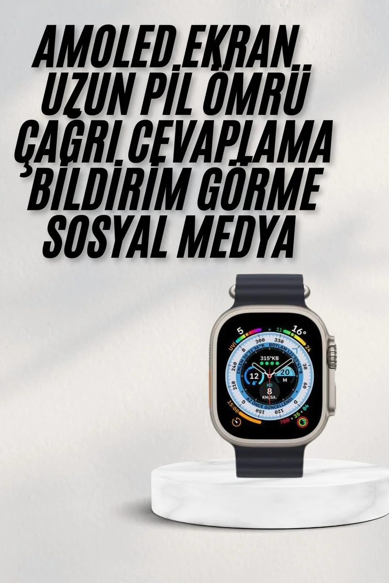 Akıllı Saat 2025 Yeni Model - Android ve iOS Uyumlu Çağrı Cevaplama